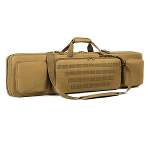 Sac de pistolet tactique Double étui à fusil Long pour le tir de chasse # B563
