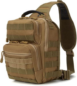 Sac à dos d'épaule tactique EDC Chest Pack Molle Assault Range Bag # D456